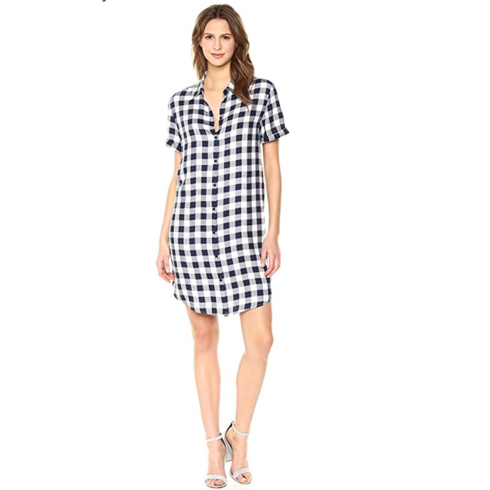B.B. Dakota Buffalo Check Shirt Dress